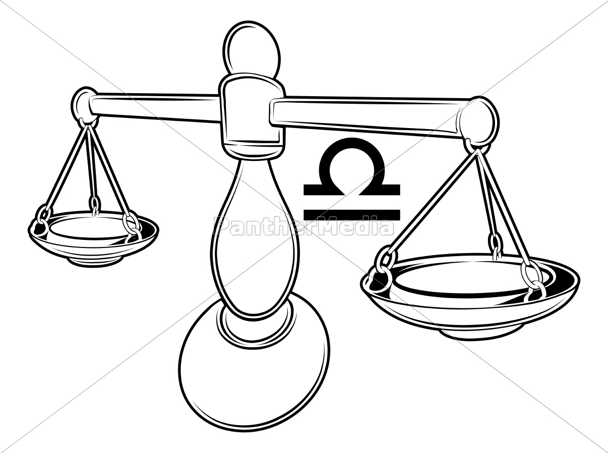 Waage Sternzeichen Horoskop Astrologie Zeichen Lizenzfreies Bild Bildagentur Panthermedia