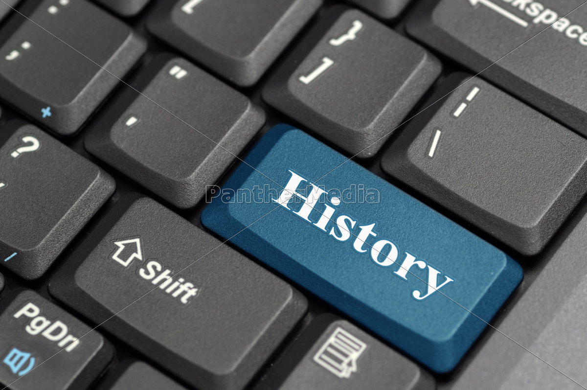 History-Taste Auf Computer-Tastatur - Lizenzfreies Bild - #10280593 |  Bildagentur Panthermedia