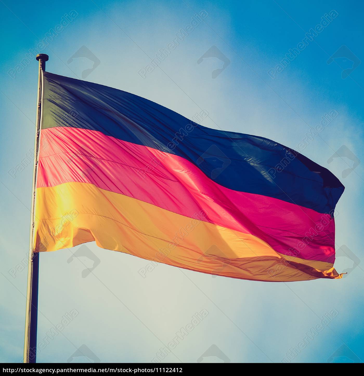 Deutsche Flagge, deutschland, deutsch, fahne, flagge, nation, brd