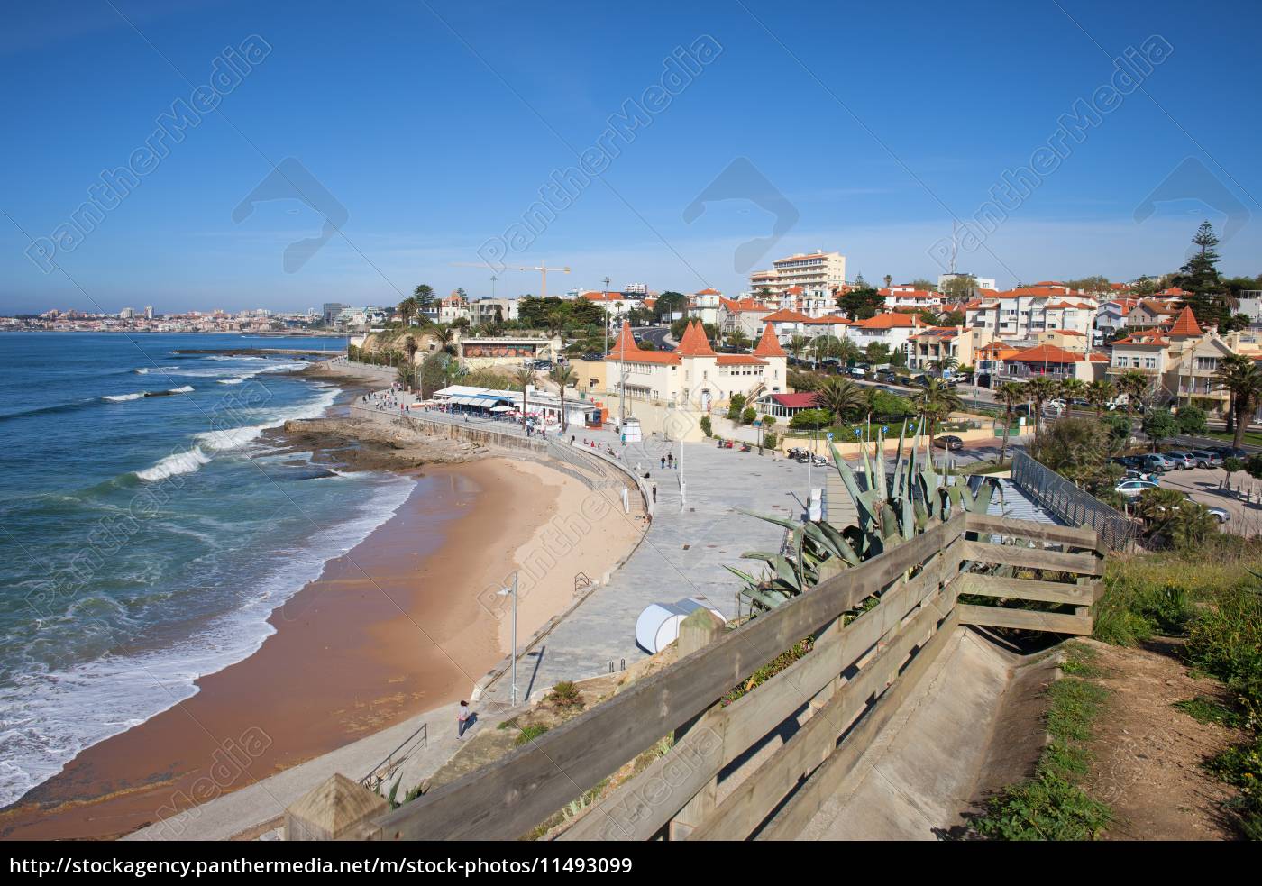 Estoril Beach In Portugal Stockfoto 11493099 Bildagentur Panthermedia