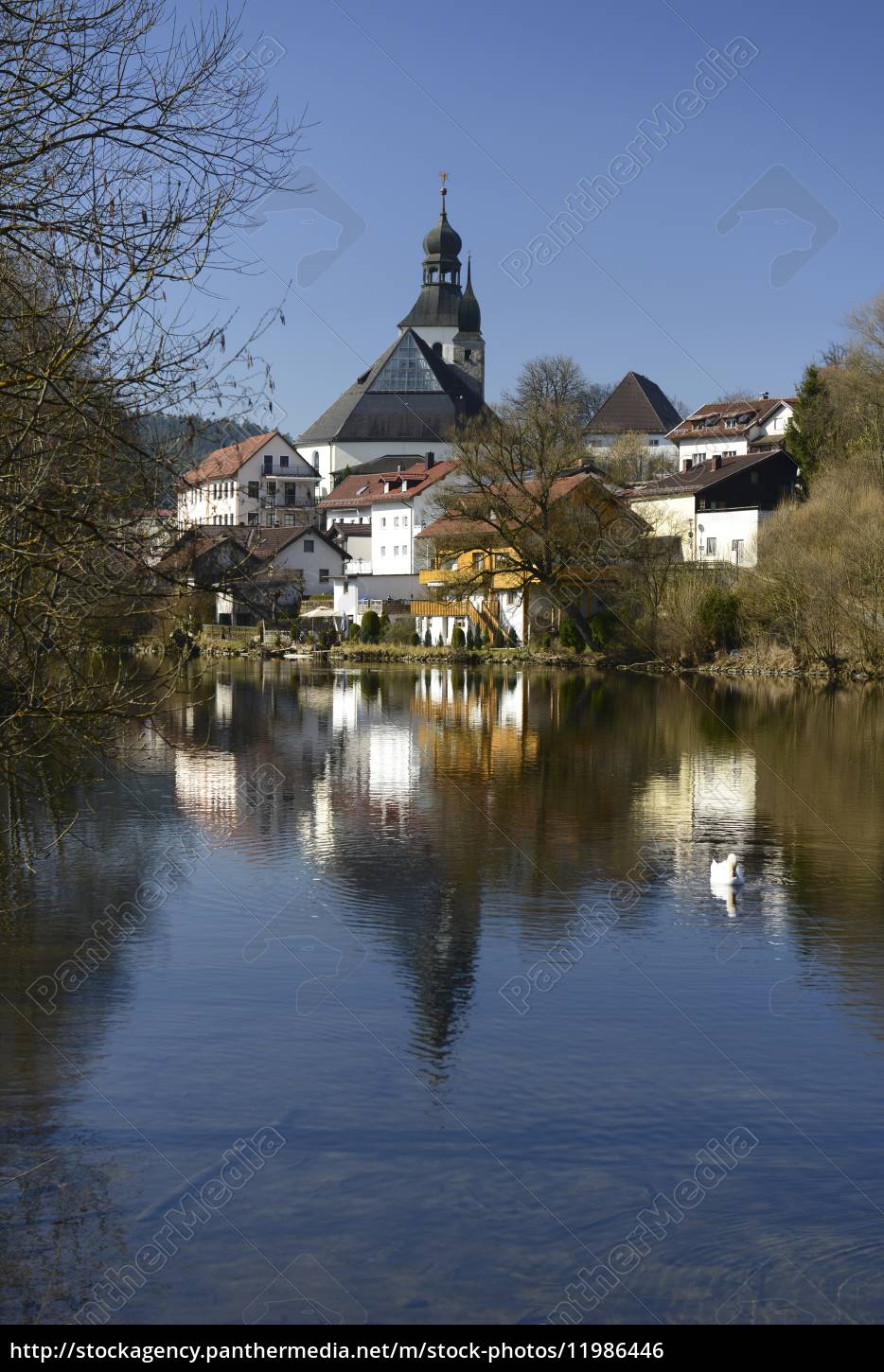 Stadt Regen Niederbayern Stockfoto Bildagentur Panthermedia