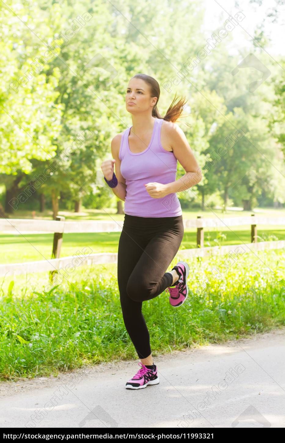 Laufen Frau Joggen Lizenzfreies Bild Bildagentur Panthermedia