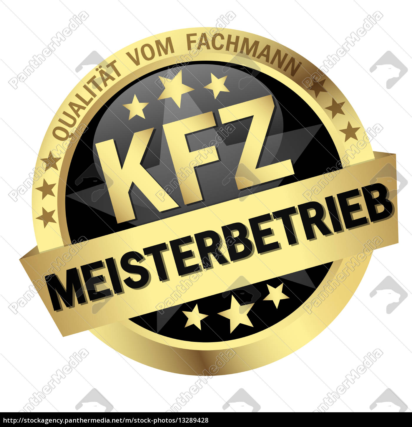 Button KFZ Meisterbetrieb - Lizenzfreies Foto - #13289428 | Bildagentur ...