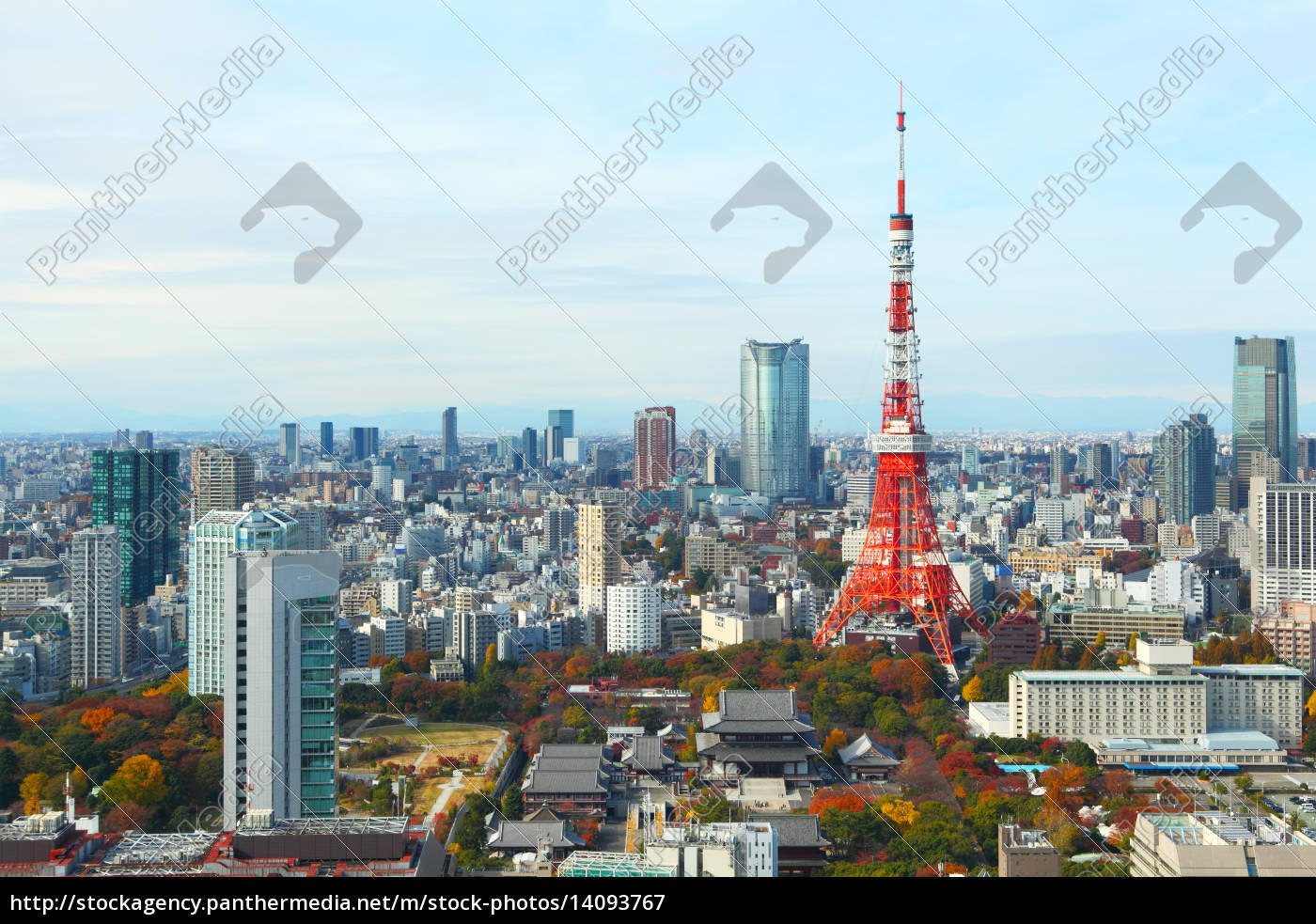 tokyo stadt in japan Lizenzfreies Bild 14093767 Bildagentur