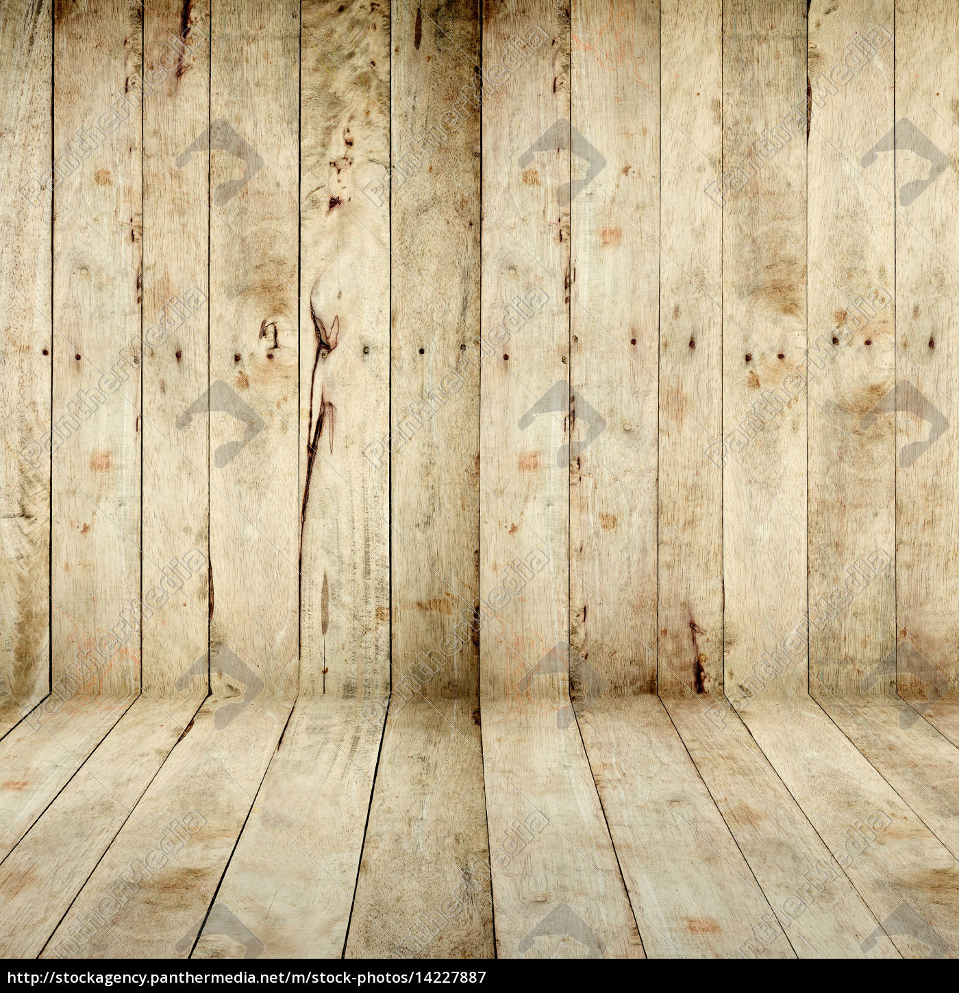 Holz Wand Und Boden Hintergrund Stockfoto Bildagentur Panthermedia