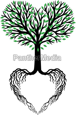 Baum Des Lebens Herzbaum Lizenzfreies Bild 1475 Bildagentur Panthermedia