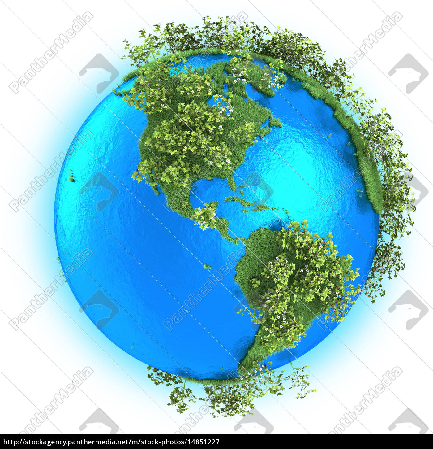 Nord Und Sudamerika Auf Dem Planeten Erde Stockfoto Bildagentur Panthermedia