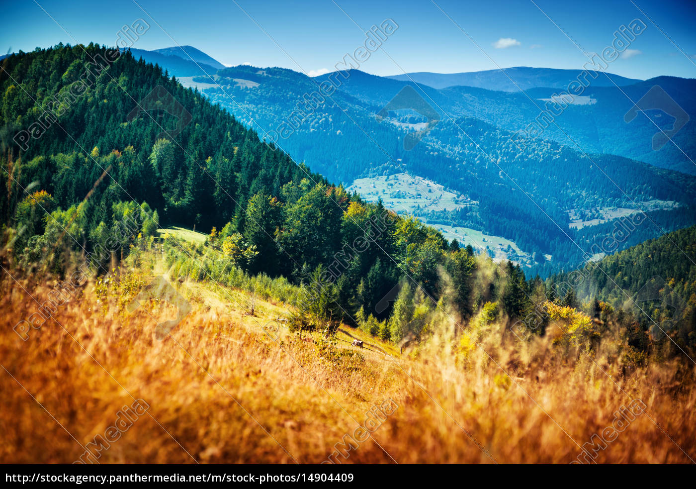 Schone Berglandschaft Lizenzfreies Bild Bildagentur Panthermedia