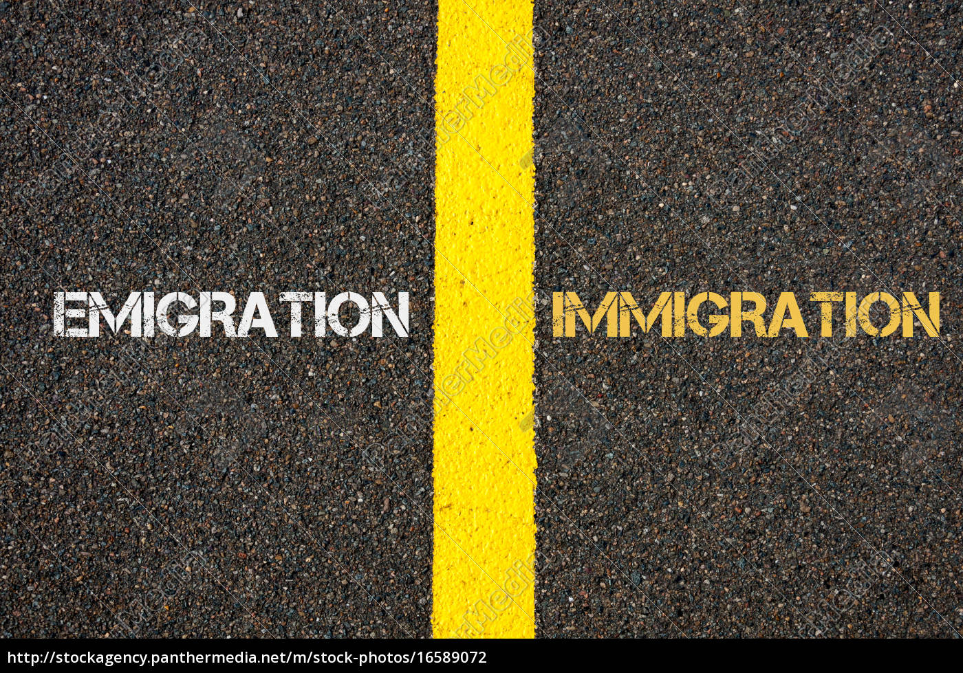 antonym-concept-of-emigration-versus-immigration-lizenzfreies-foto