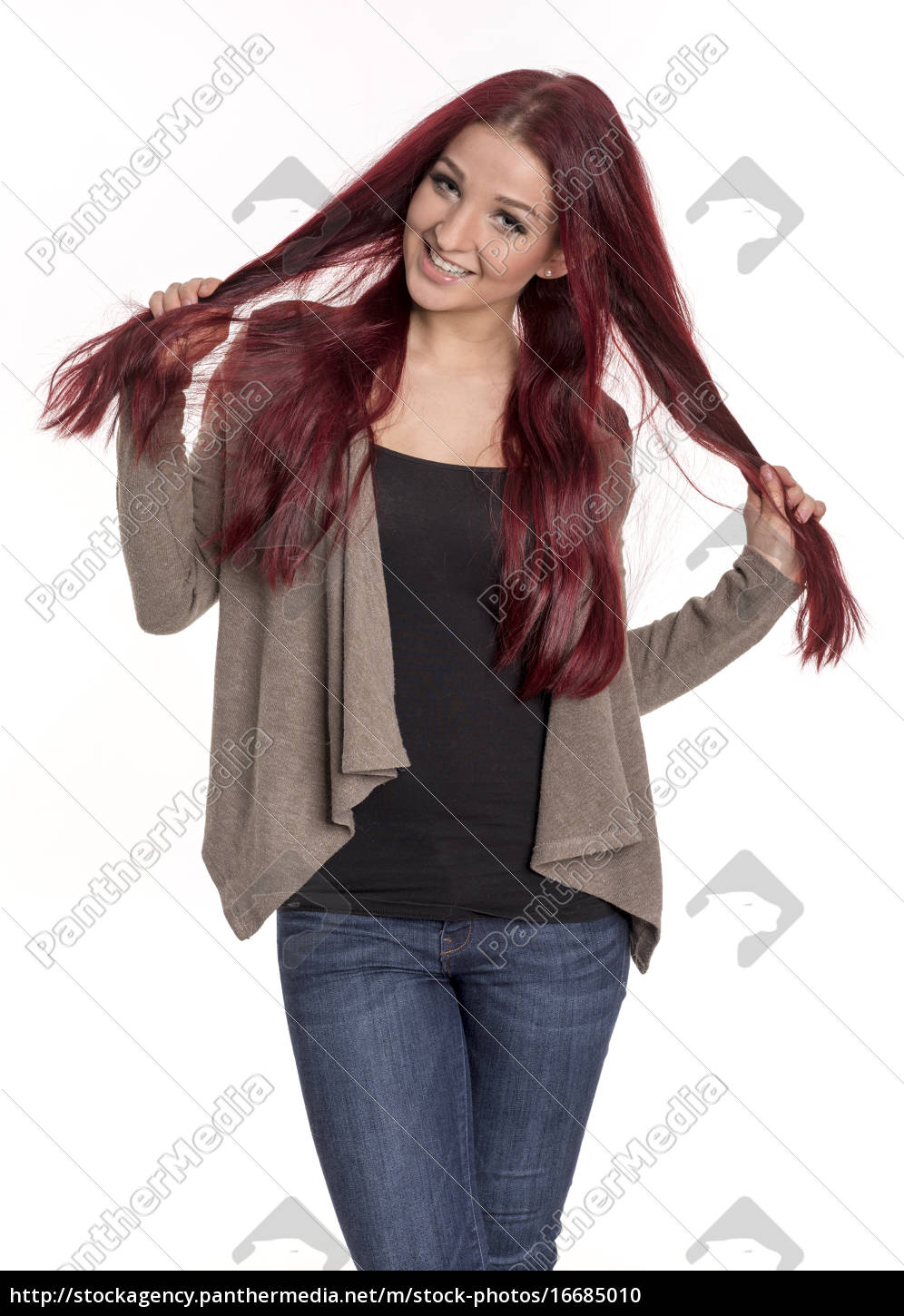 Haare frauen rote Rote Haare