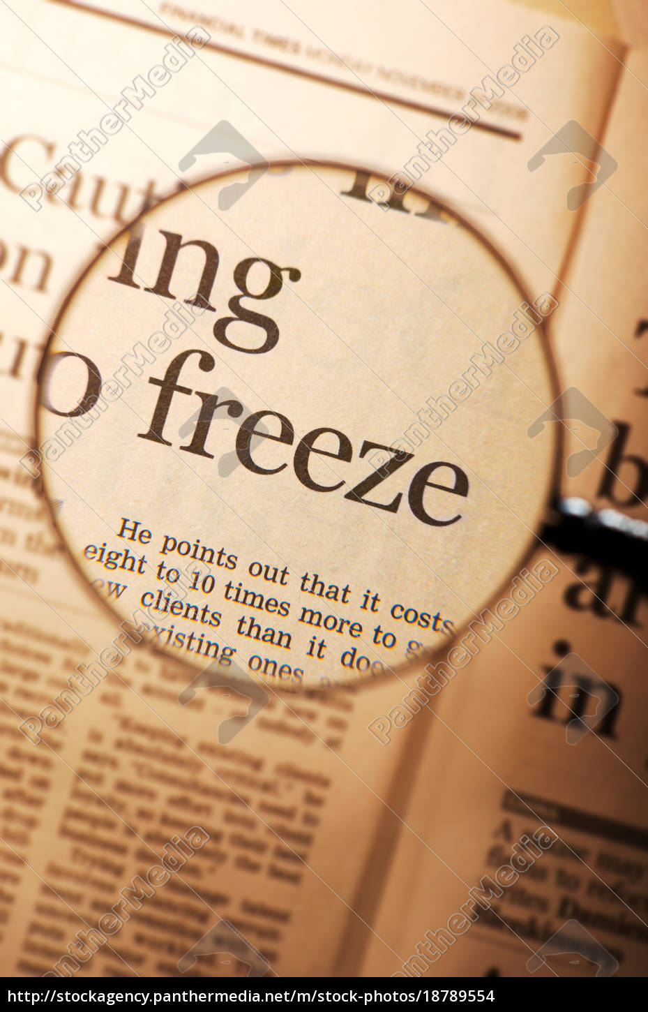 word-freeze-unter-lupe-stock-photo-18789554-bildagentur-panthermedia