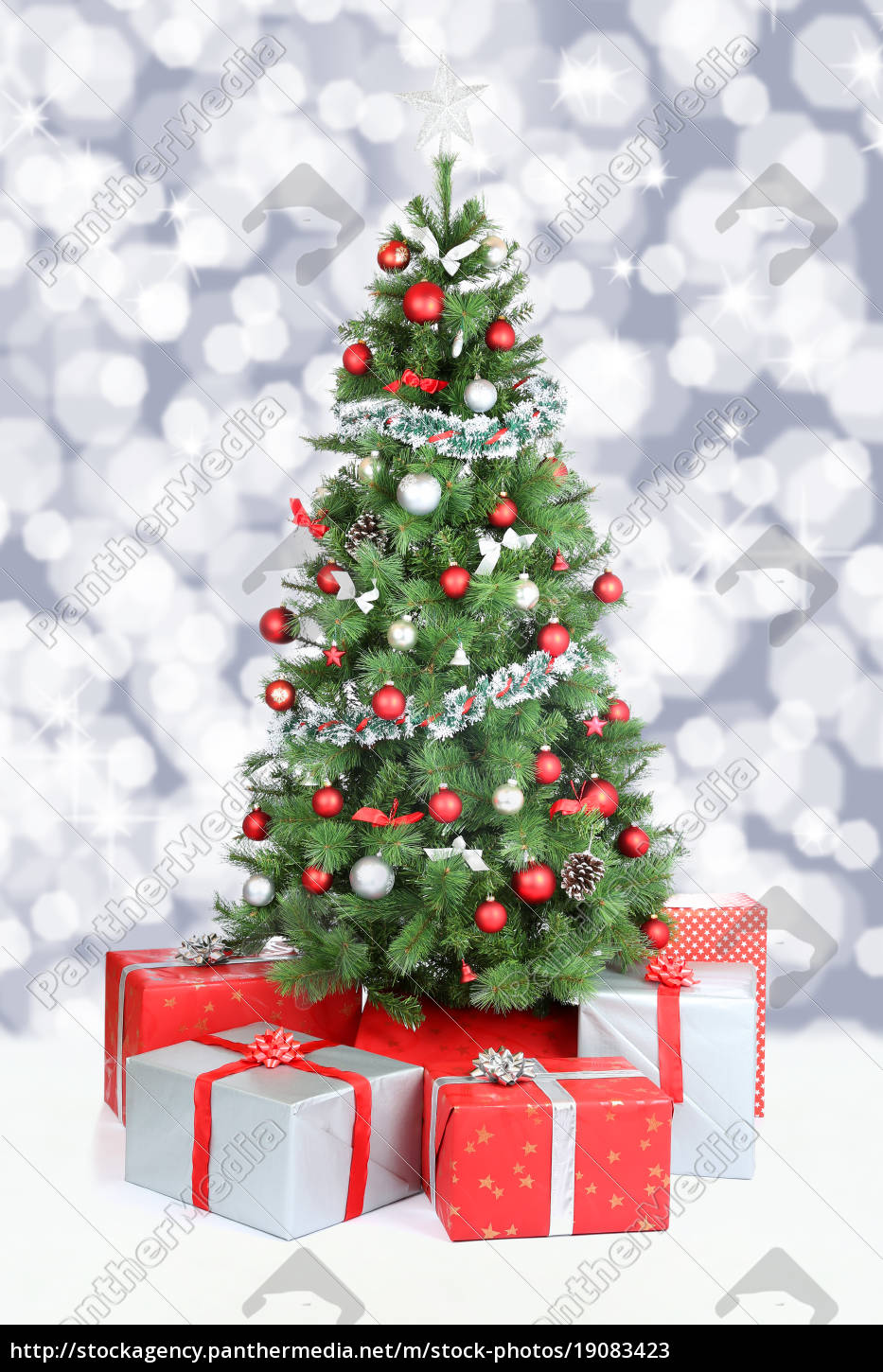 Weihnachtsbaum Weihnachten Banner Dekoration Schnee Stockfoto 19083423 Bildagentur Panthermedia