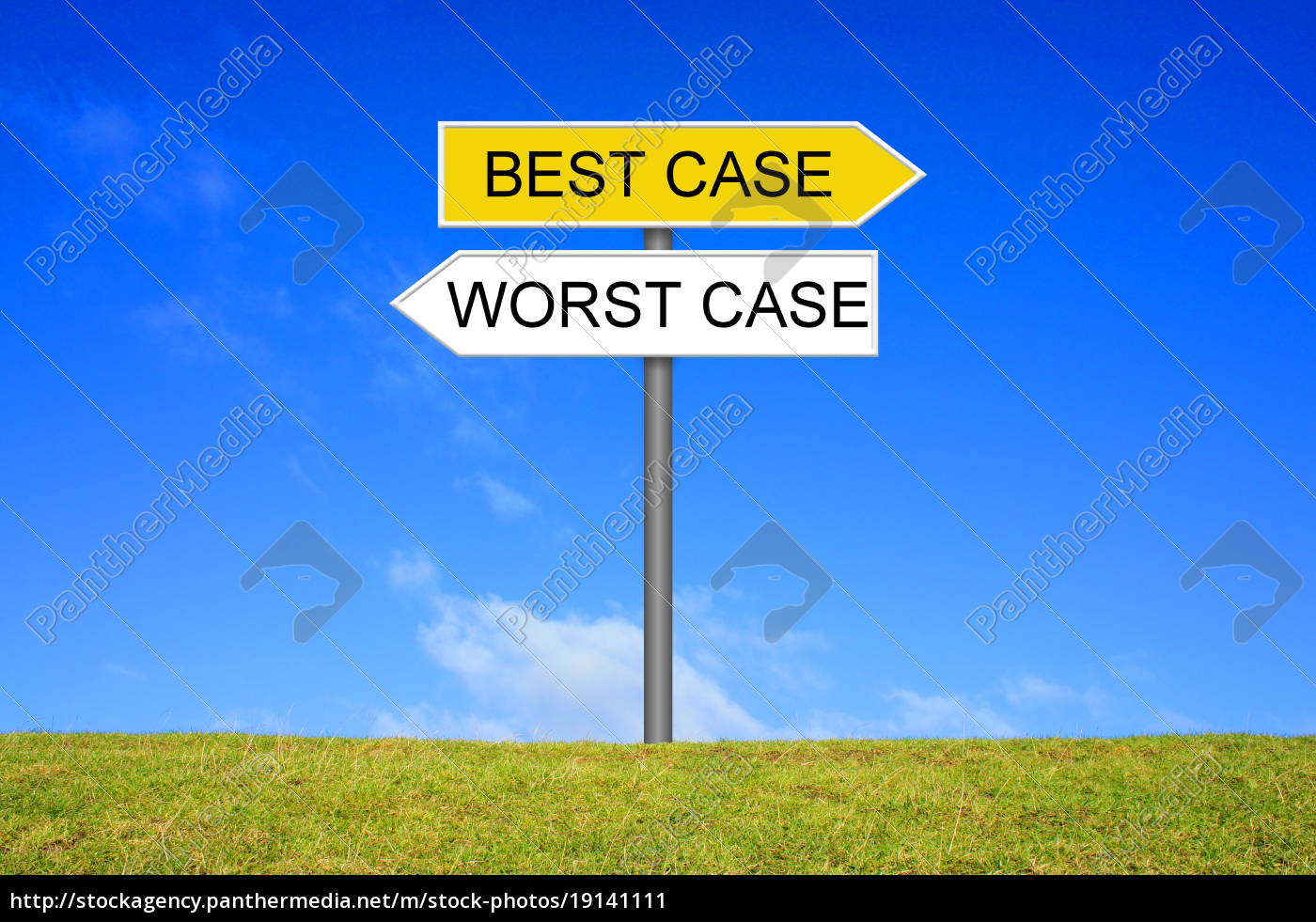 wegweiser-schild-zeigt-best-case-oder-worst-case-lizenzfreies-bild