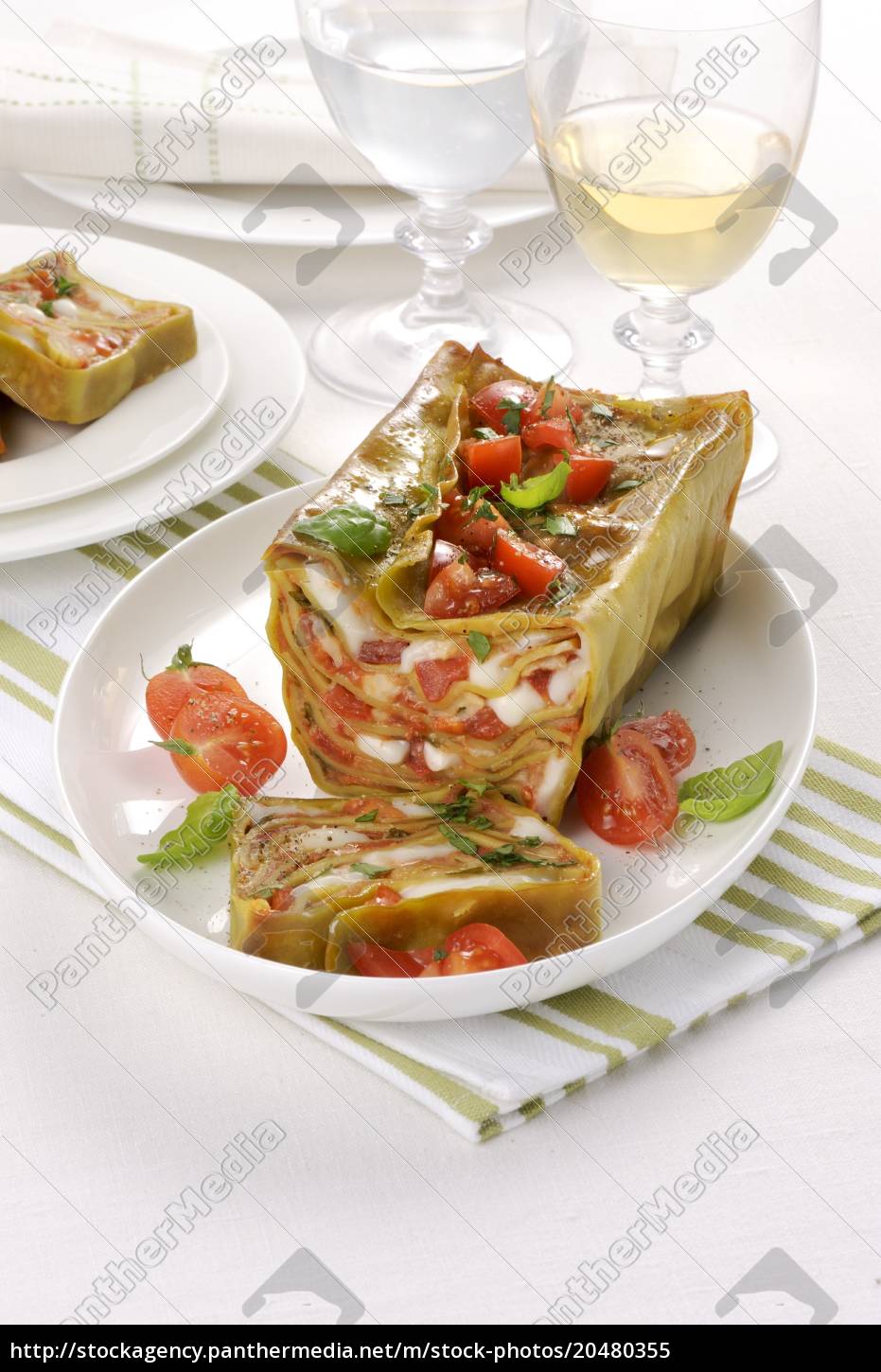 Tomato and mozzarella terrine - Stockfoto - #20480355 | Bildagentur ...