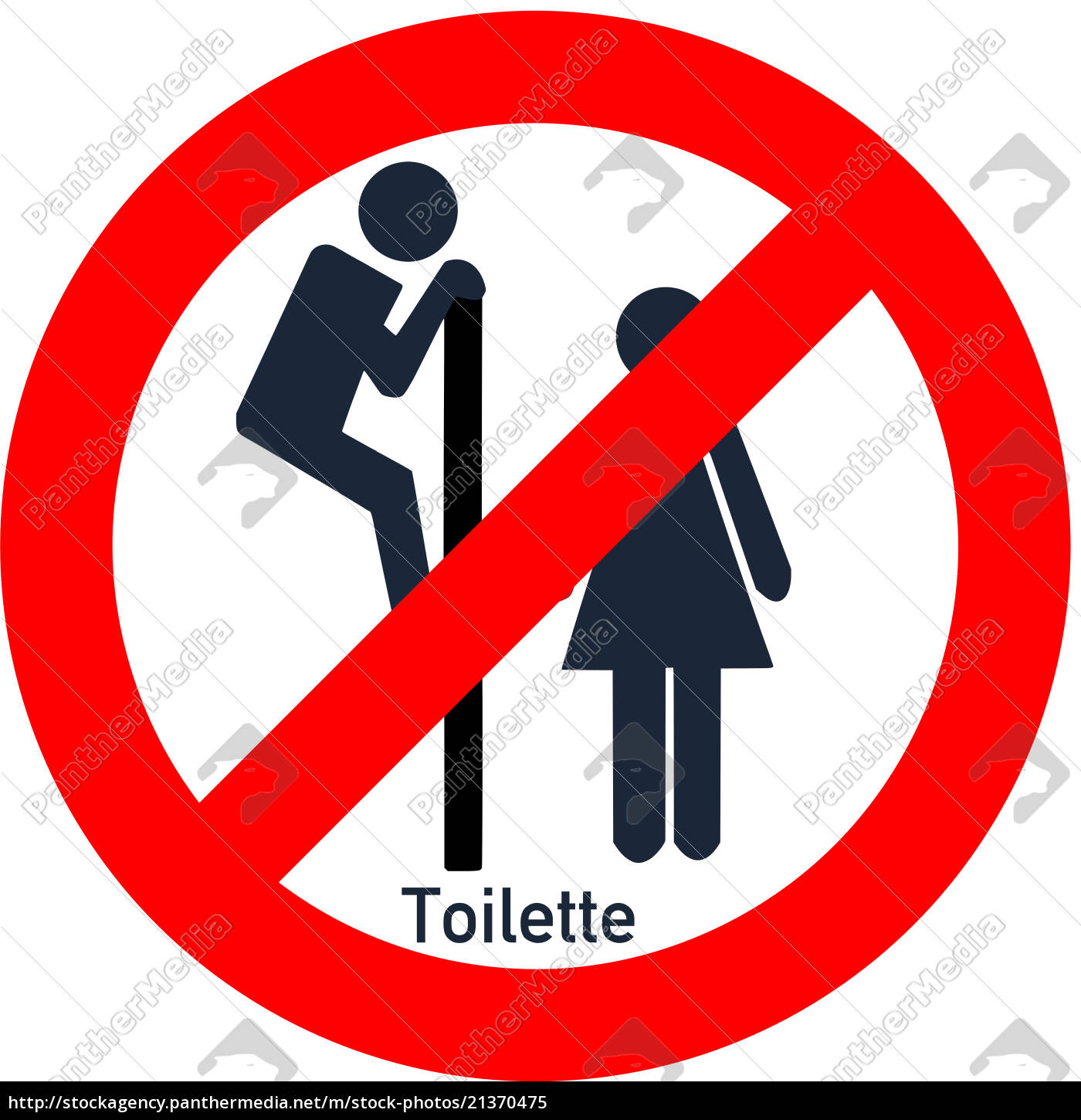 Schild Toilette Voyeurismus Verboten Lizenzfreies Bild Bildagentur Panthermedia