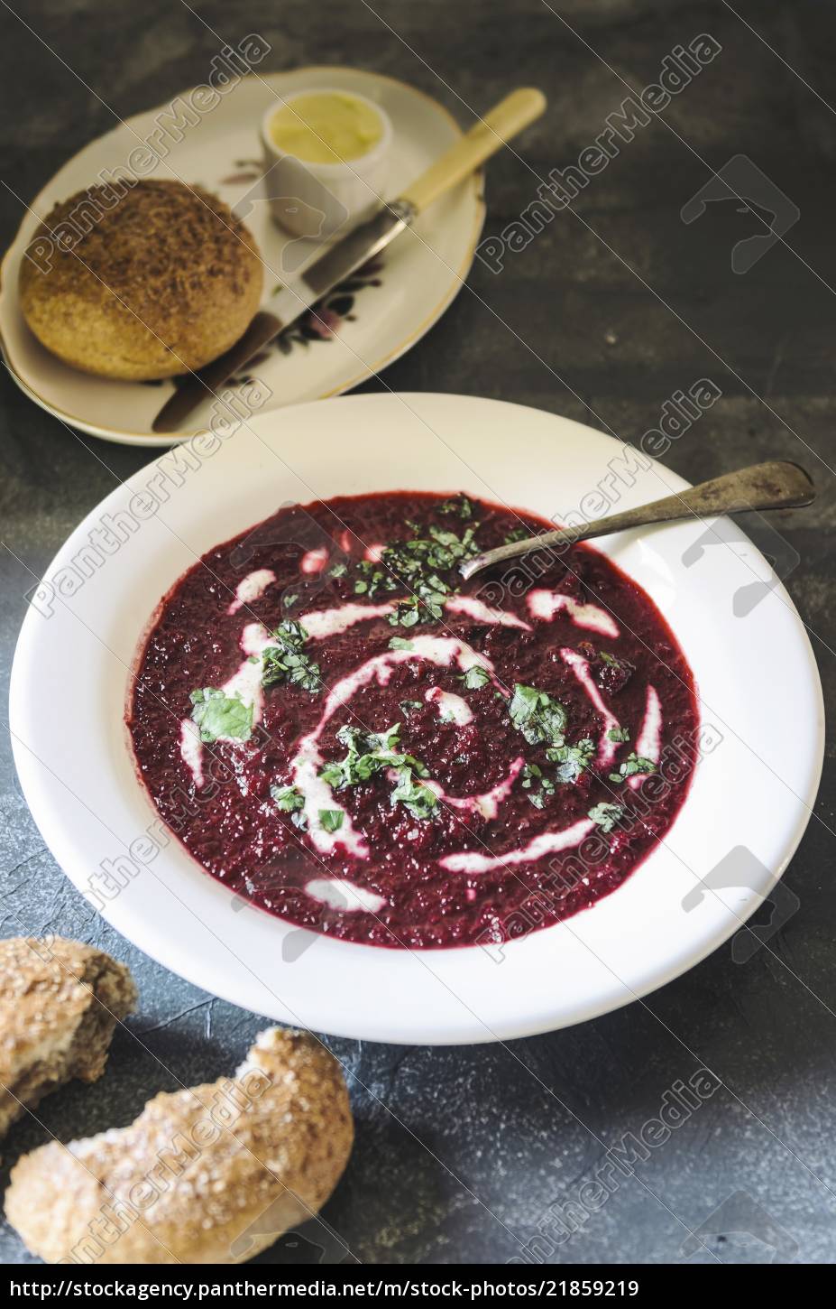 Rote Beete Suppe Mit Saurer Sahne Und Ei - Rezepte Suchen