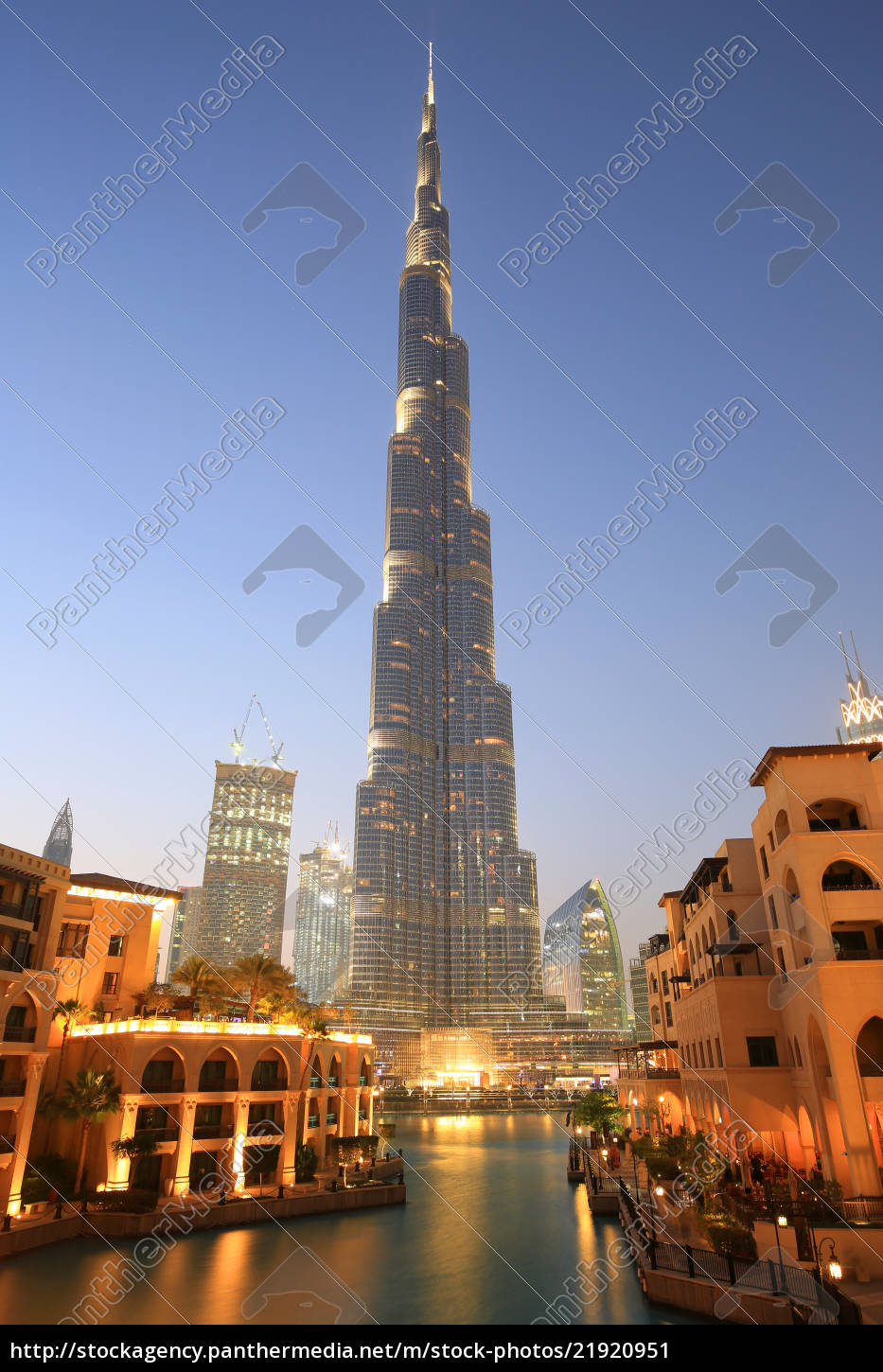 Dubai Burj Khalifa Downtown Hochhaus Wolkenkratzer Lizenzfreies Bild 21920951 Bildagentur Panthermedia