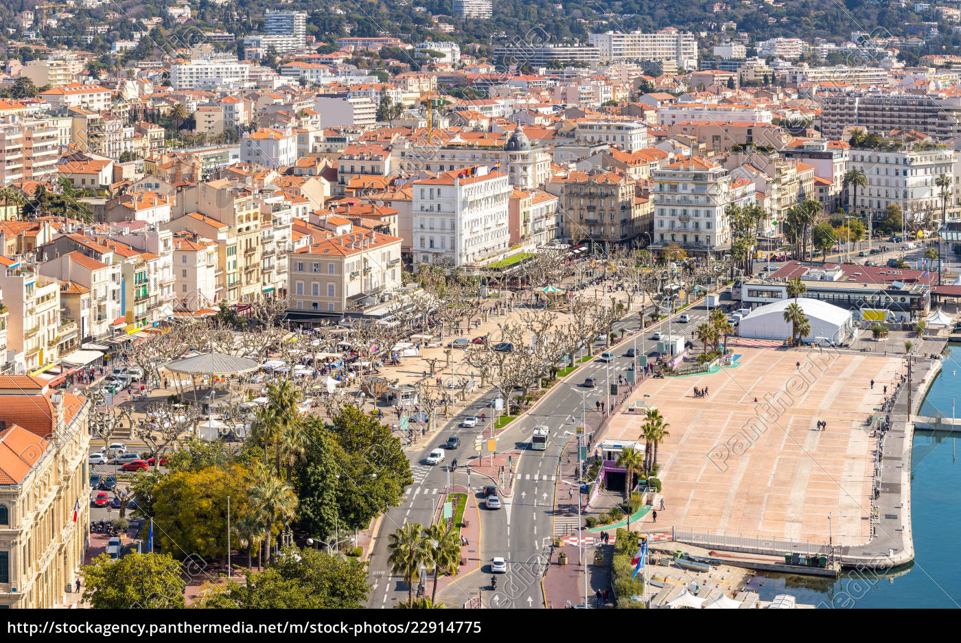 Luftbild Von Cannes Frankreich Lizenzfreies Bild 22914775 Bildagentur Panthermedia