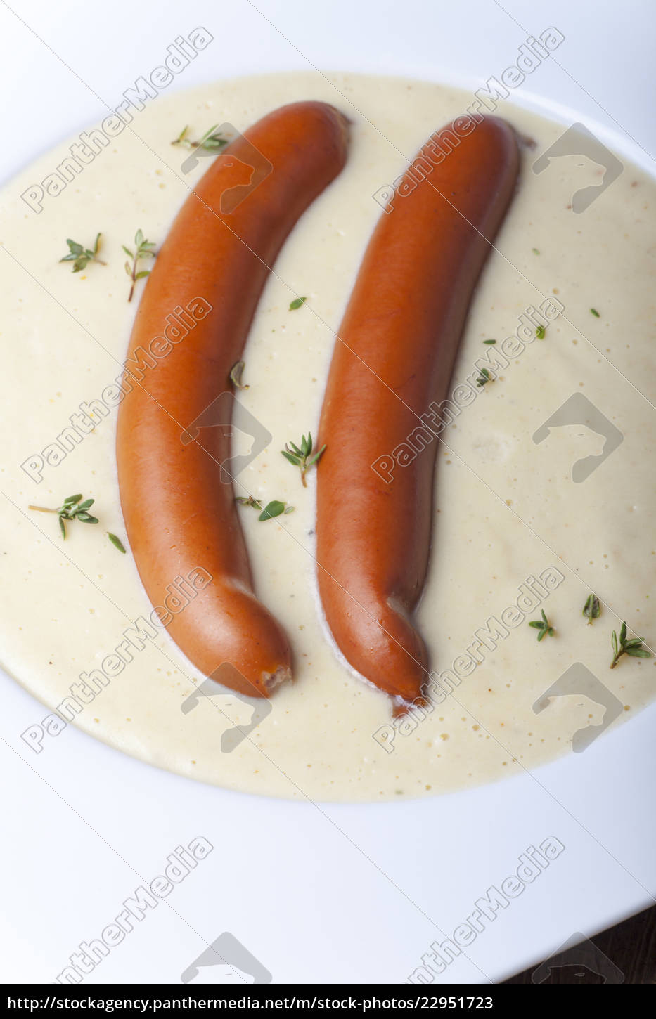 Kartoffelsuppe mit Wiener Würstchen - Lizenzfreies Bild - #22951723 ...