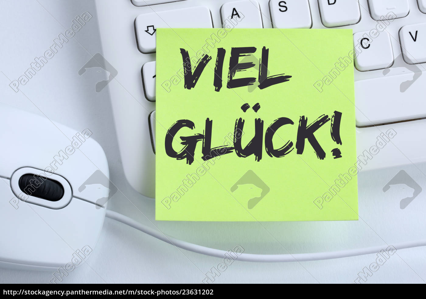 Viel Gluck Erfolg Erfolgreich Prufung Test Wunsche Stock Photo Bildagentur Panthermedia