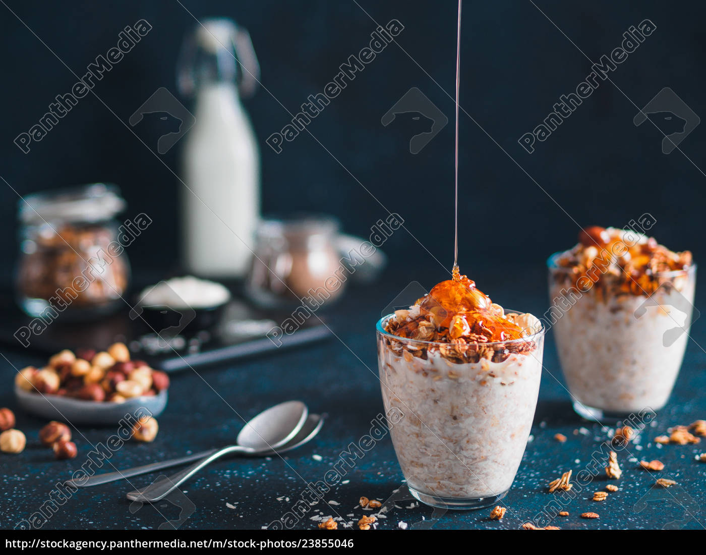 lebkuchen kokosnuss nacht hafer - Stockfoto - #23855046 | Bildagentur ...