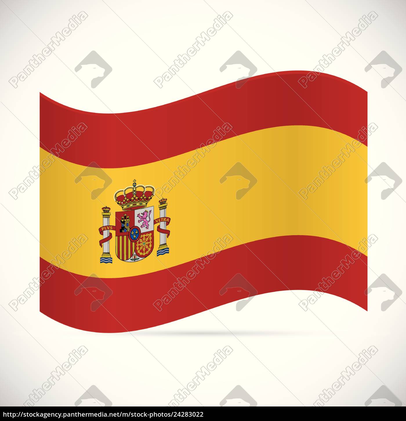 Spanien Flagge Illustration Stock Photo 2422 Bildagentur Panthermedia