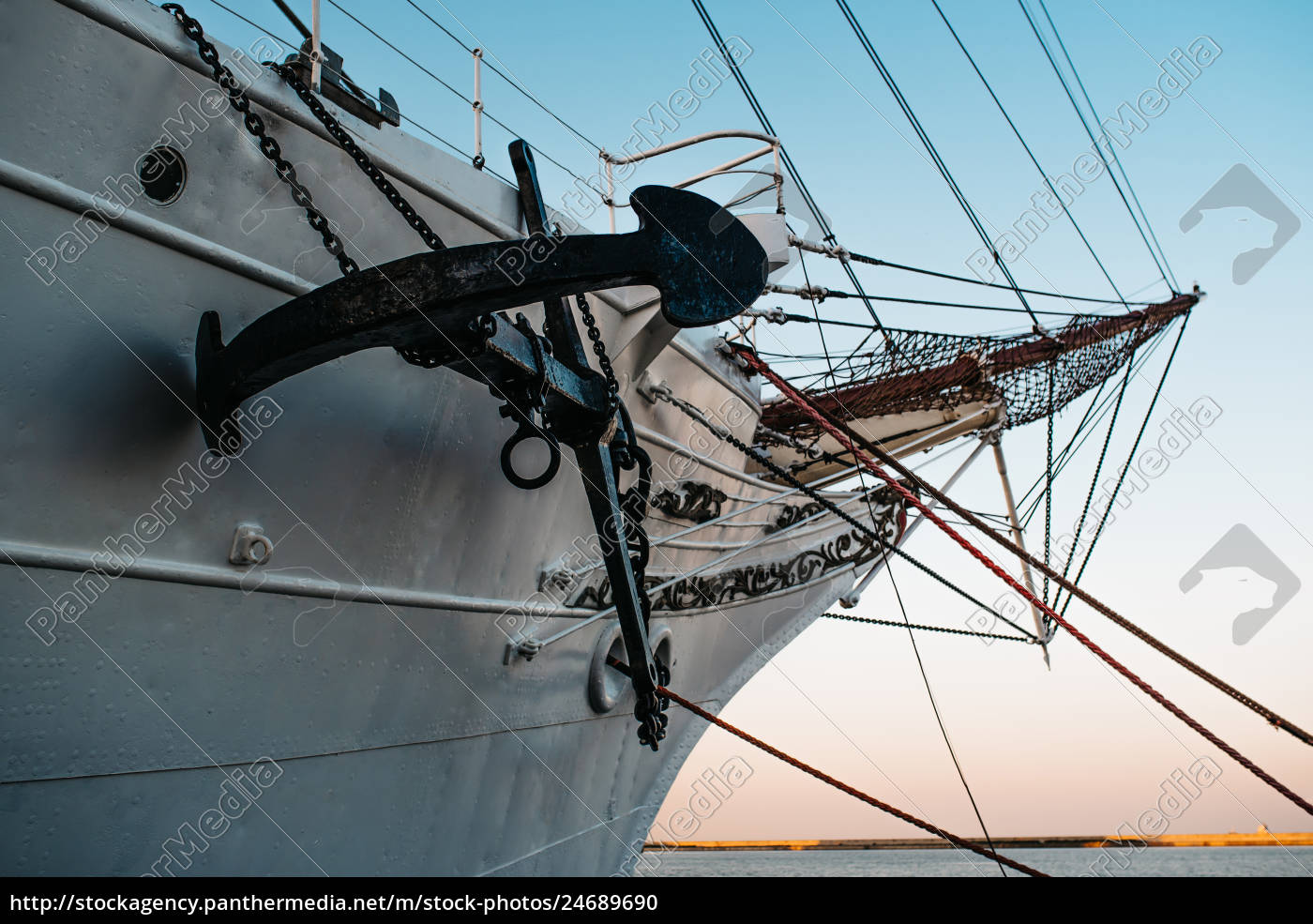 segelboot vor anker