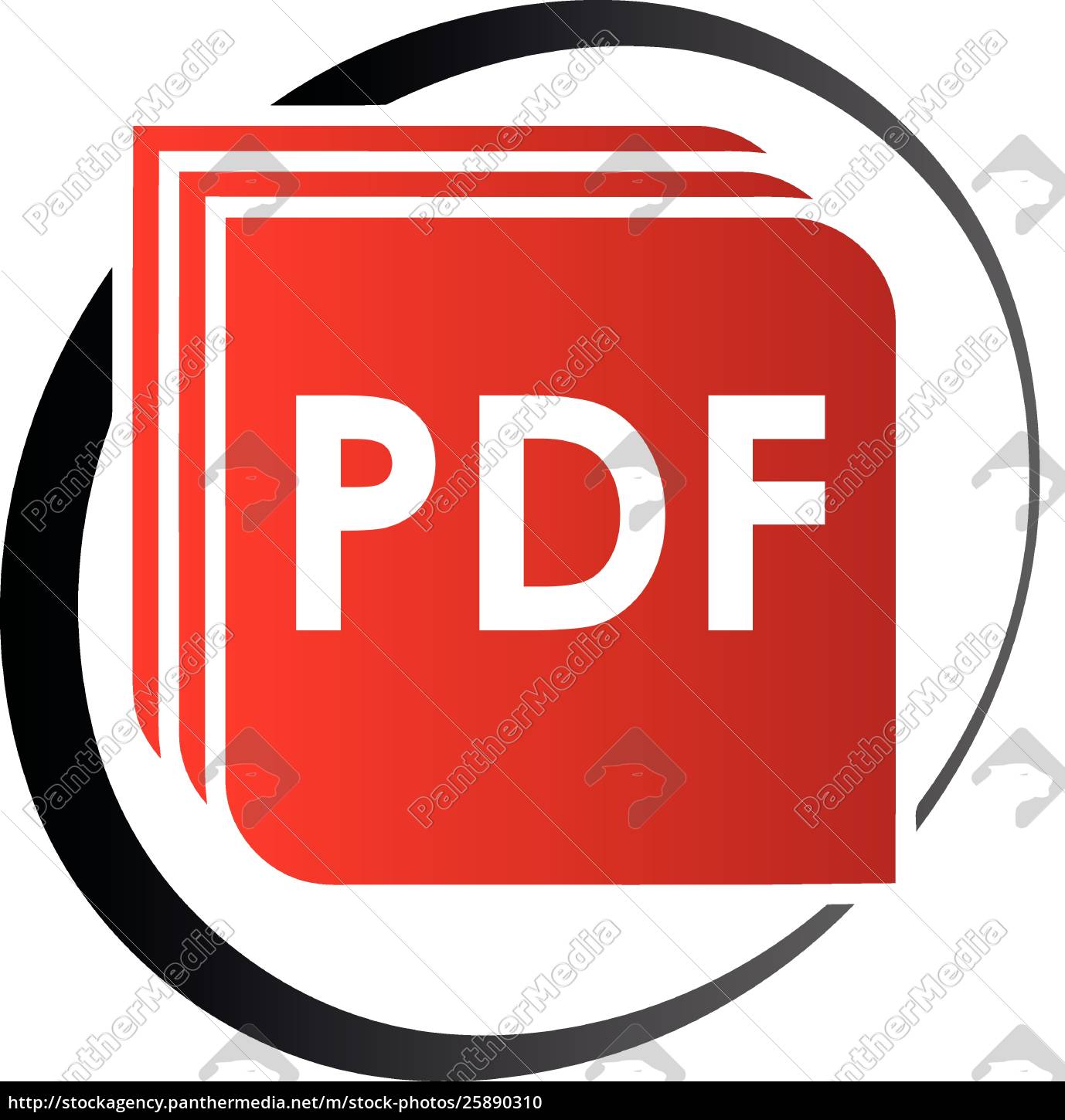 Pdf Datei Pdf Vektor Download Dokumente Symbol Logo Stock Photo Bildagentur Panthermedia