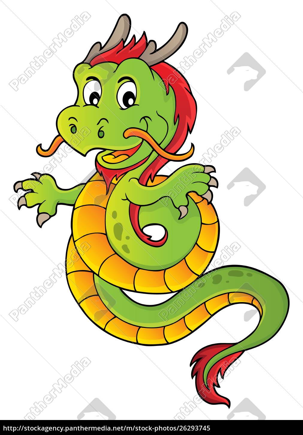 Chinesische Drachen Thema Bild 1 Lizenzfreies Bild 26293745 Bildagentur Panthermedia