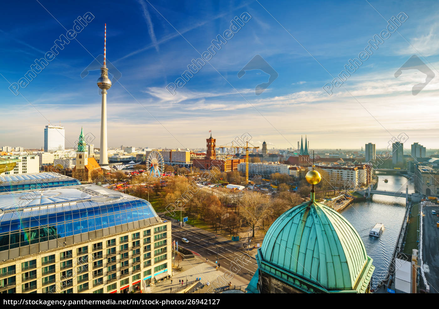 Luftaufnahme Auf Berlin - Stockfoto - #26942127 | Bildagentur PantherMedia