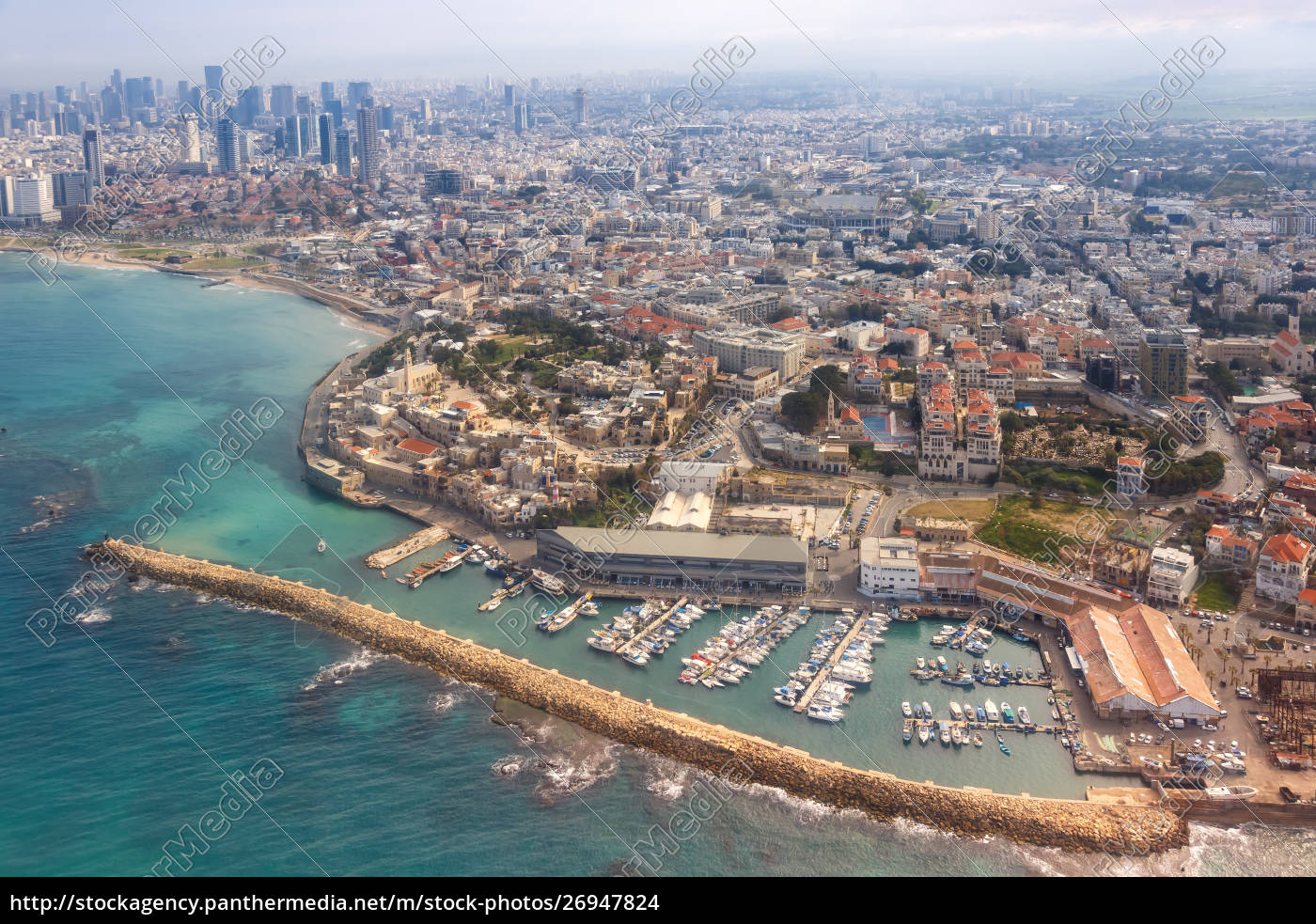 Tel Aviv Jaffa Altstadt Stadt Hafen Skyline Israel Lizenzfreies Foto 26947824 Bildagentur Panthermedia