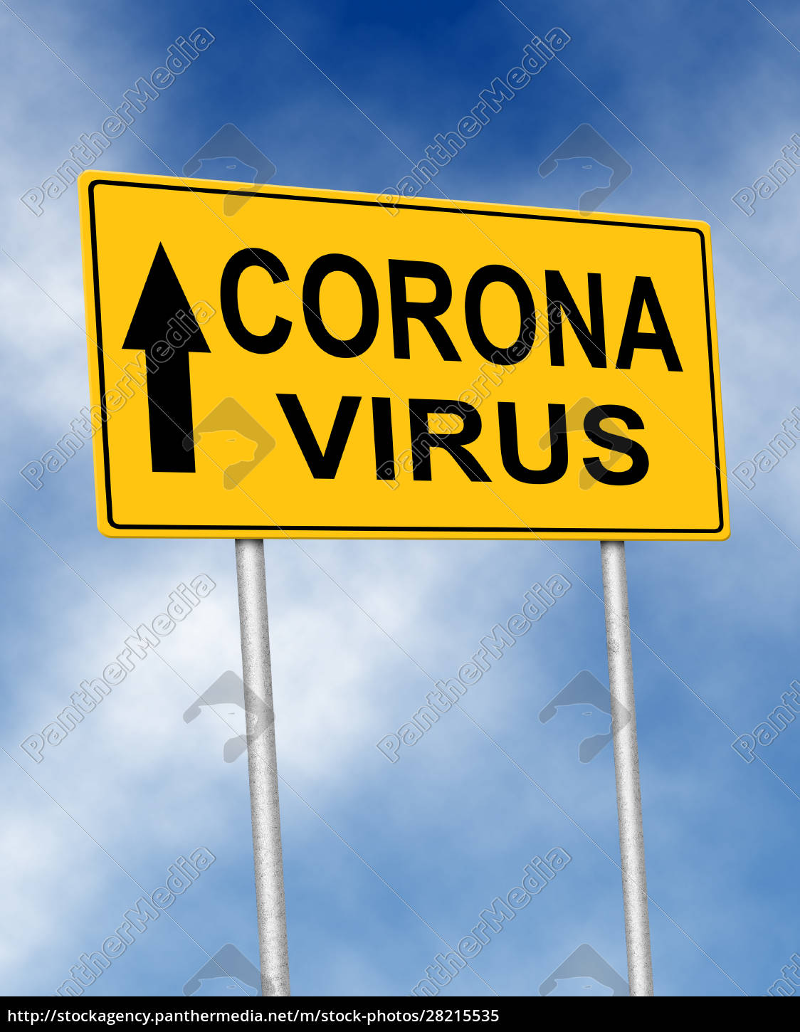 the-road-sign-symbol-with-text-corona-virus-lizenzfreies-bild-28215535-bildagentur