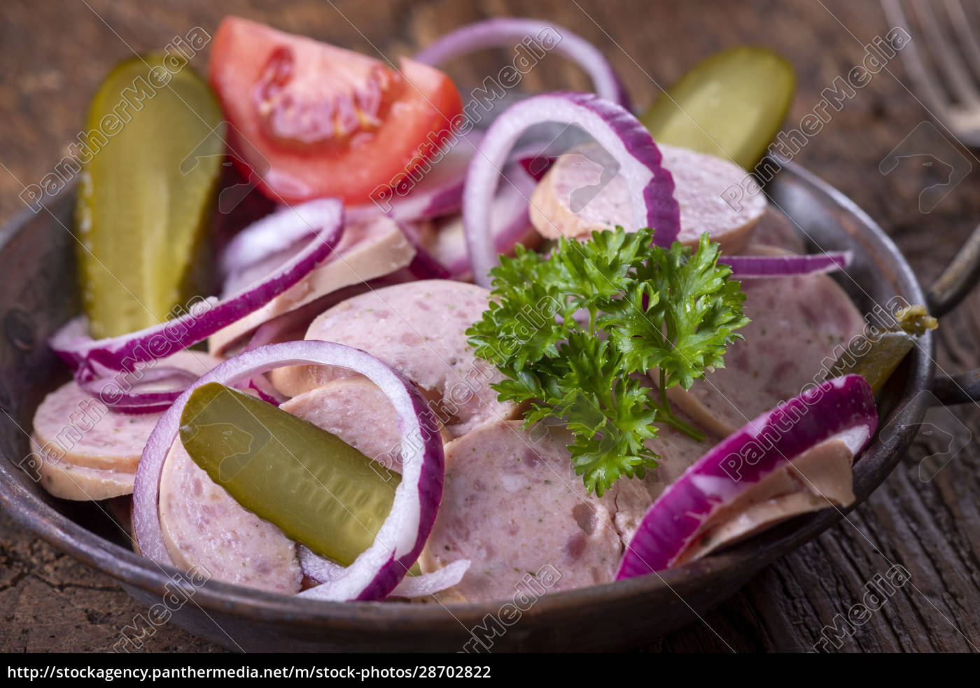 bayerischer Wurstsalat - Stock Photo - #28702822 | Bildagentur PantherMedia