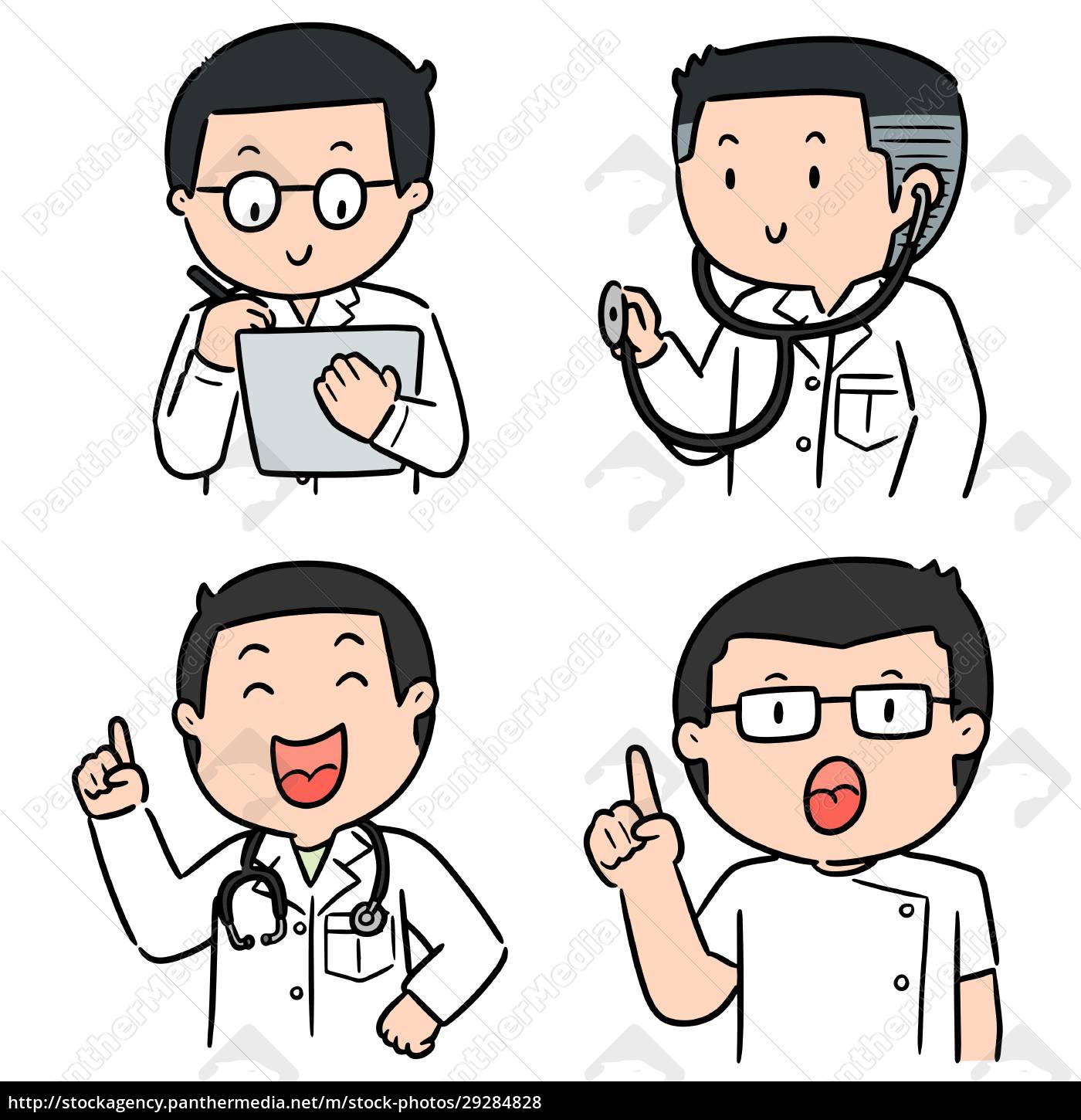 vector-set-of-medical-staff-lizenzfreies-foto-29284828